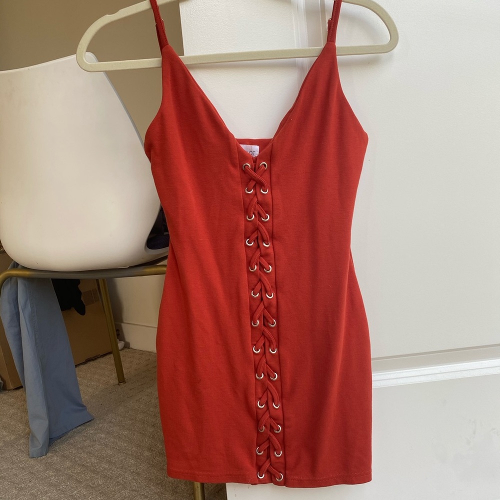 LF ALOT coral dress US 2